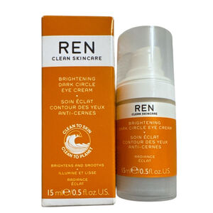 REN Clean Skincare Brightening Dark Circle Eye Cream FULL SIZE 0.5 oz New in Box